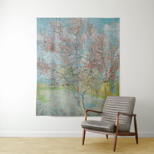 Flowering Peach Tree Tapestry