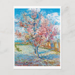 Flowering Peach Tree, Van Gogh Postcard<br><div class="desc">Vincent Willem van Gogh (30 March 1853 – 29 July 1890) was a Dutch post-impressionist painter who is among the most famous and influential figures in the history of Western art. In just over a decade, he created about 2, 100 artworks, including around 860 oil paintings, most of which date...</div>