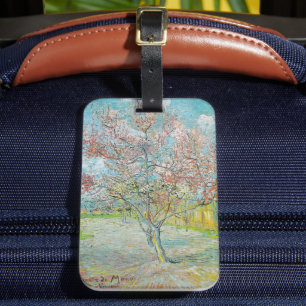 Flowering Peach Tree Vincent van Gogh Luggage Tag