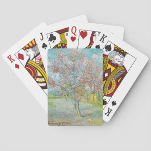 Flowering Peach Tree Vincent van Gogh Playing Cards