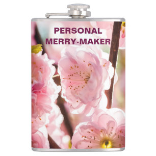 Flowering Plum - Pink Paradize Hip Flask