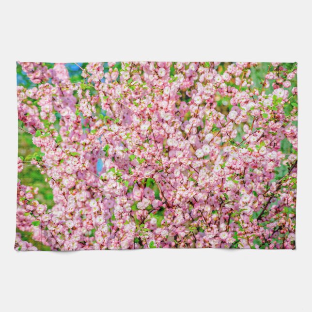Flowering Plum Tea Towel (Horizontal)