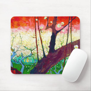Flowering Plum Tree (after Hiroshige), Van Gogh Mouse Mat