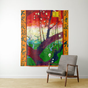 Flowering Plum Tree (after Hiroshige), Van Gogh Tapestry
