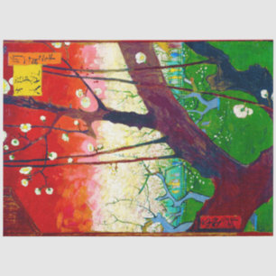 Flowering Plum Tree (after Hiroshige), Van Gogh Tissue Paper