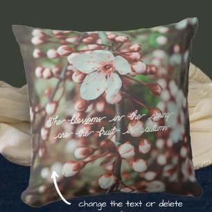 Flowering Plum Tree Cushion