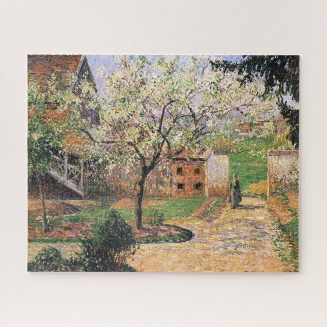 Flowering Plum Tree, Eragny Camille Pissarro   Jigsaw Puzzle (Horizontal)