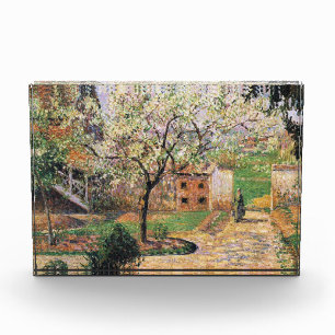 Flowering Plum Tree, Eragny Camille Pissarro Photo Block