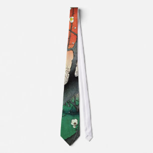 Flowering Plum Tree, Hiroshige Tie