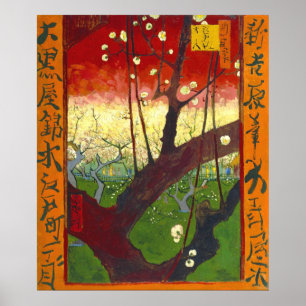 Flowering Plum Tree (Hiroshige) Van Gogh Fine Art Poster