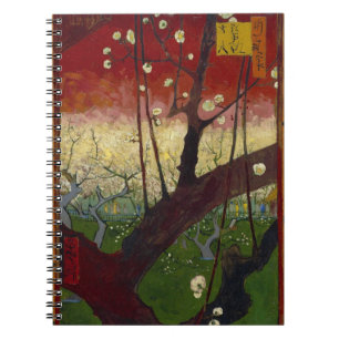 Flowering plum tree Notebook