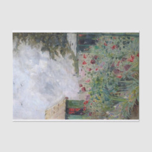 Flowering Poppies by Julia Beck Tissue Paper