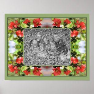 Flowering Quince Blossoms Create Your Own Photo Poster