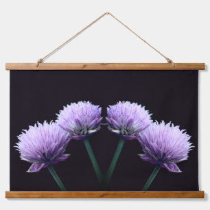 Flowering Scallions Hanging Tapestry