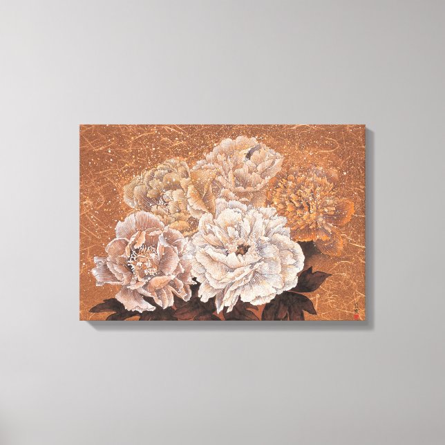 Flowering Shrubs Canvas Print (Front)