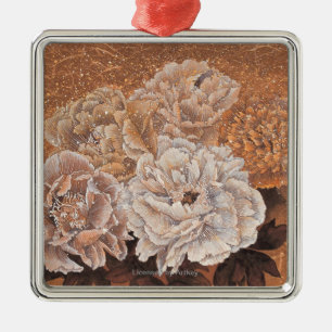 Flowering Shrubs Metal Tree Decoration