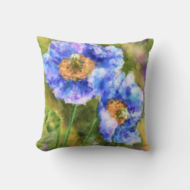 Flowering Spring Flowers Pillow (Front)