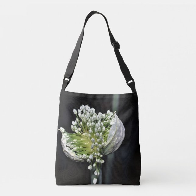 Flowering Spring Onion Crossbody Bag (Back)