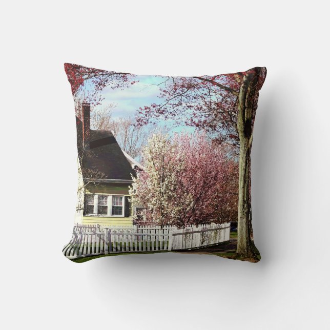 Flowering Trees in Spring Cushion (Front)
