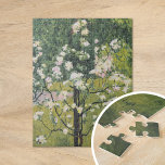 Flowering Trees | Kolo Moser Jigsaw Puzzle<br><div class="desc">Flowering Trees (1911) by Austrian artist Koloman Moser. Original fine art piece is oil on canvas. The painting depicts a beautiful abstract landscape of trees with pink and white flowers. 

Use the design tools to add custom text or personalise the image.</div>