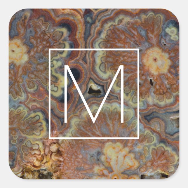 Flowering Tube Onyx Square Sticker (Front)