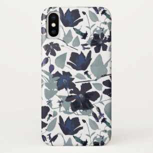 Flowering Vine Floral Watercolor Pattern iPhone X Case