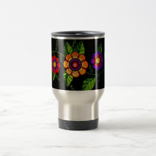 Flowering Vine Travel Mug