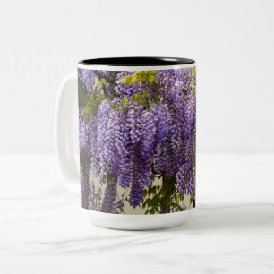 Flowering Wisteria Two-Tone Coffee Mug