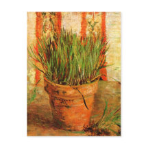 Flowerpot with Chives (F337) Van Gogh Fine Art