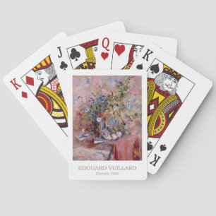 Flowers 1906 by Edouard Vuillard  Playing Cards