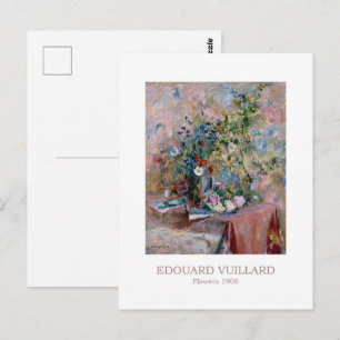 Flowers 1906 by Edouard Vuillard Postcard