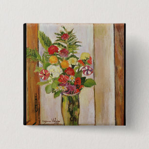 Flowers, 1929 15 cm square badge