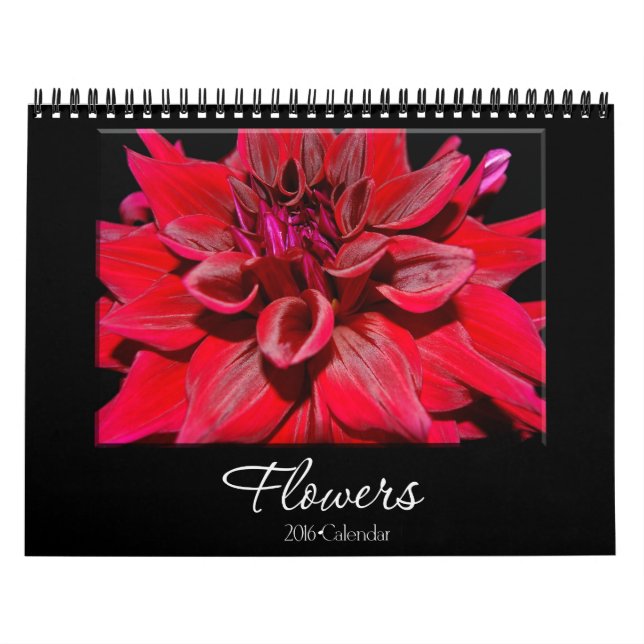 Flowers 2016 Calendar by Erin Mac (Cover)