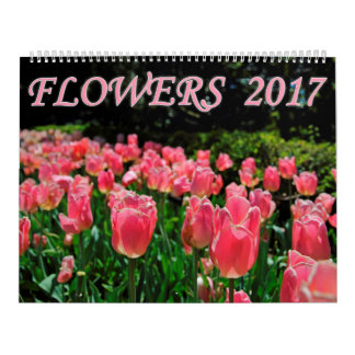 Flowers 2017 calendar