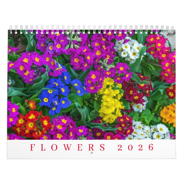 Flowers 2026 calendar (Cover)