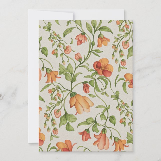 Flowers 2 holiday card (Front)
