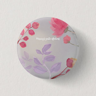 Flowers 3 Cm Round Badge