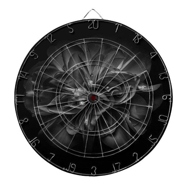 Flowers 67 BW Dartboard (Front)