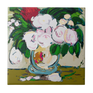 Flowers Abstract Tile