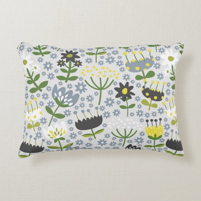 flowers accent pillow (Front)