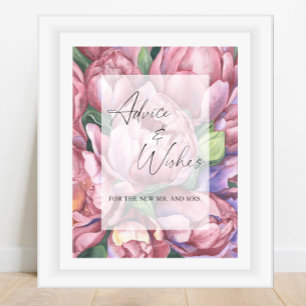 Flowers - Advice and Wishes for Newlyweds Poster
