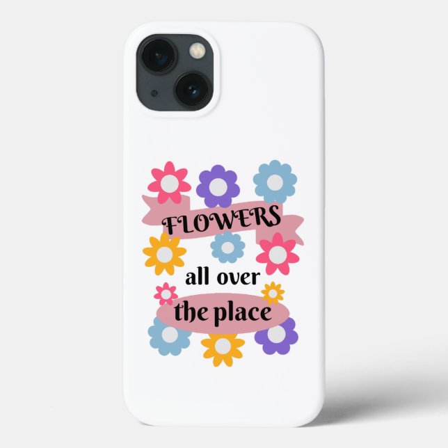 Flowers all over the place Case-Mate iPhone case (Back)