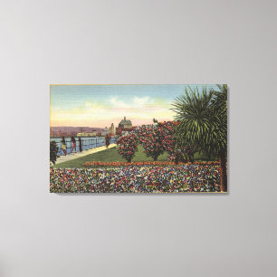Flowers along East Ocean Avenue Canvas Print
