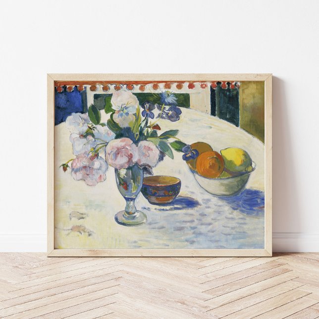 Flowers and a Bowl of Fruit | Paul Gauguin Poster (Creator Uploaded)