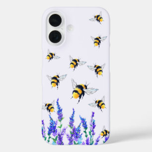 Flowers and Bees iPhone Case