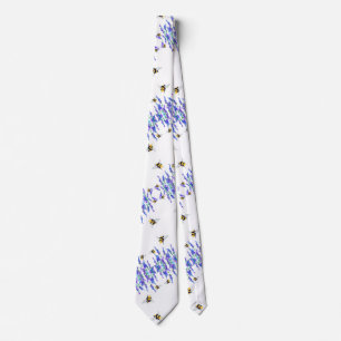 Flowers and Bees Neck Tie