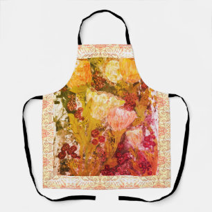 Flowers and Berries  Apron