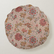 Flowers and Birds on a Dotted Twig Floral Pattern