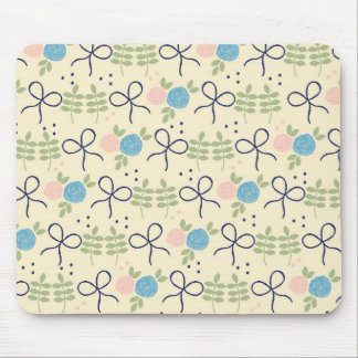 Flowers and Bow Mousepad