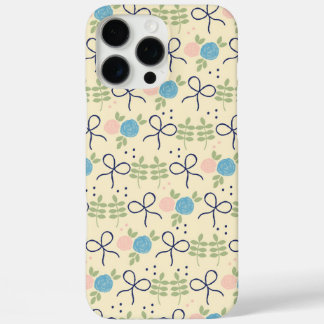 Flowers and Bows iPhone 16 Pro Max Case